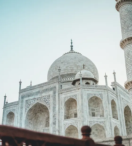 Taj Mahal i blødt lys